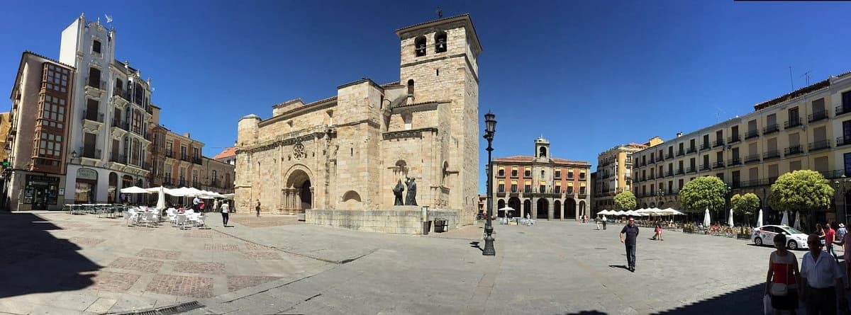 Plaza Mayor de Zamora desde Espacio 36