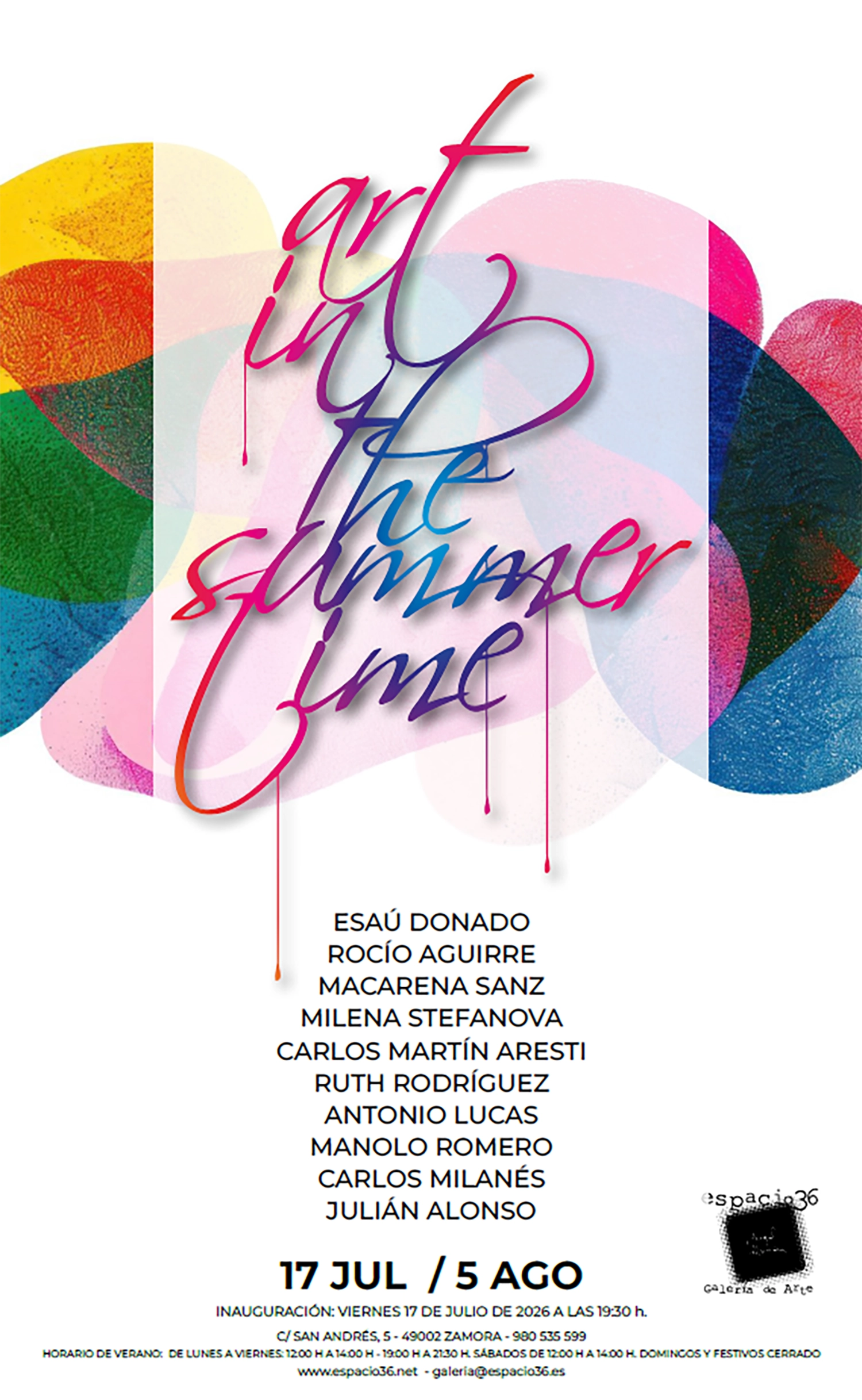 Muestra de la exposición Exposición colectiva de verano por ART IN THE SUMMER TIME 2026